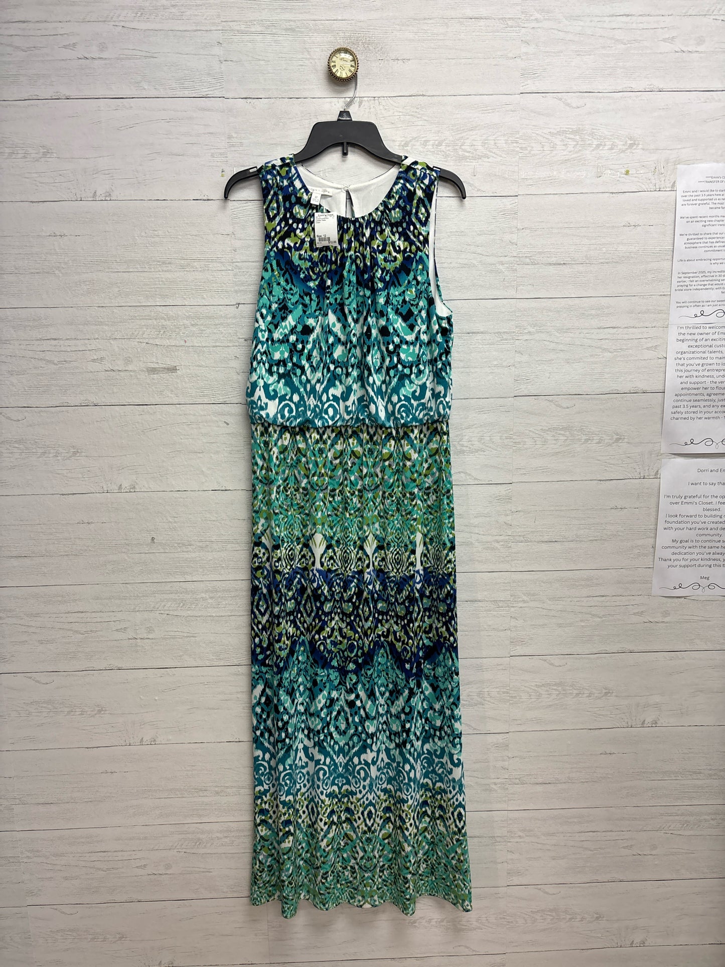 Size 12 London Times Green Dress/Evening Wear