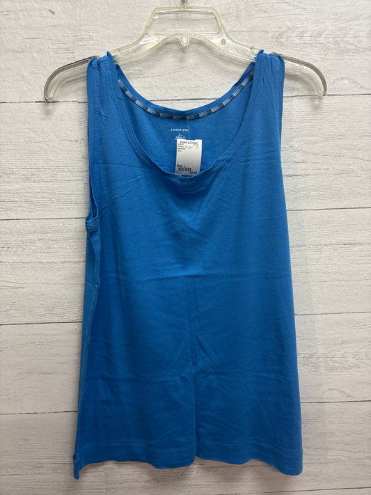 Size L lands end Blue Womens Tank-Top