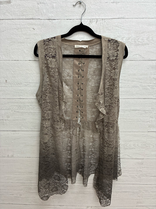 Size M Voice Of California Taupe Duster