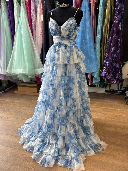 Size 0 Emmi's Elegance Blue GOWN