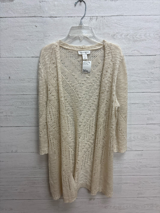 Size M Christopher & Banks Tan Womens Cardigan