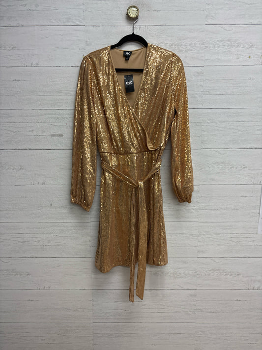Size L INC Gold GOWN