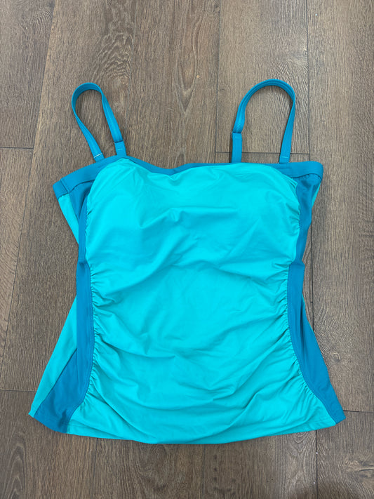 Size 14 lands end Blue Swimsuit
