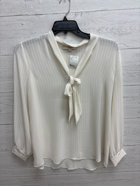 Size L Loft Off White Womens Shirt
