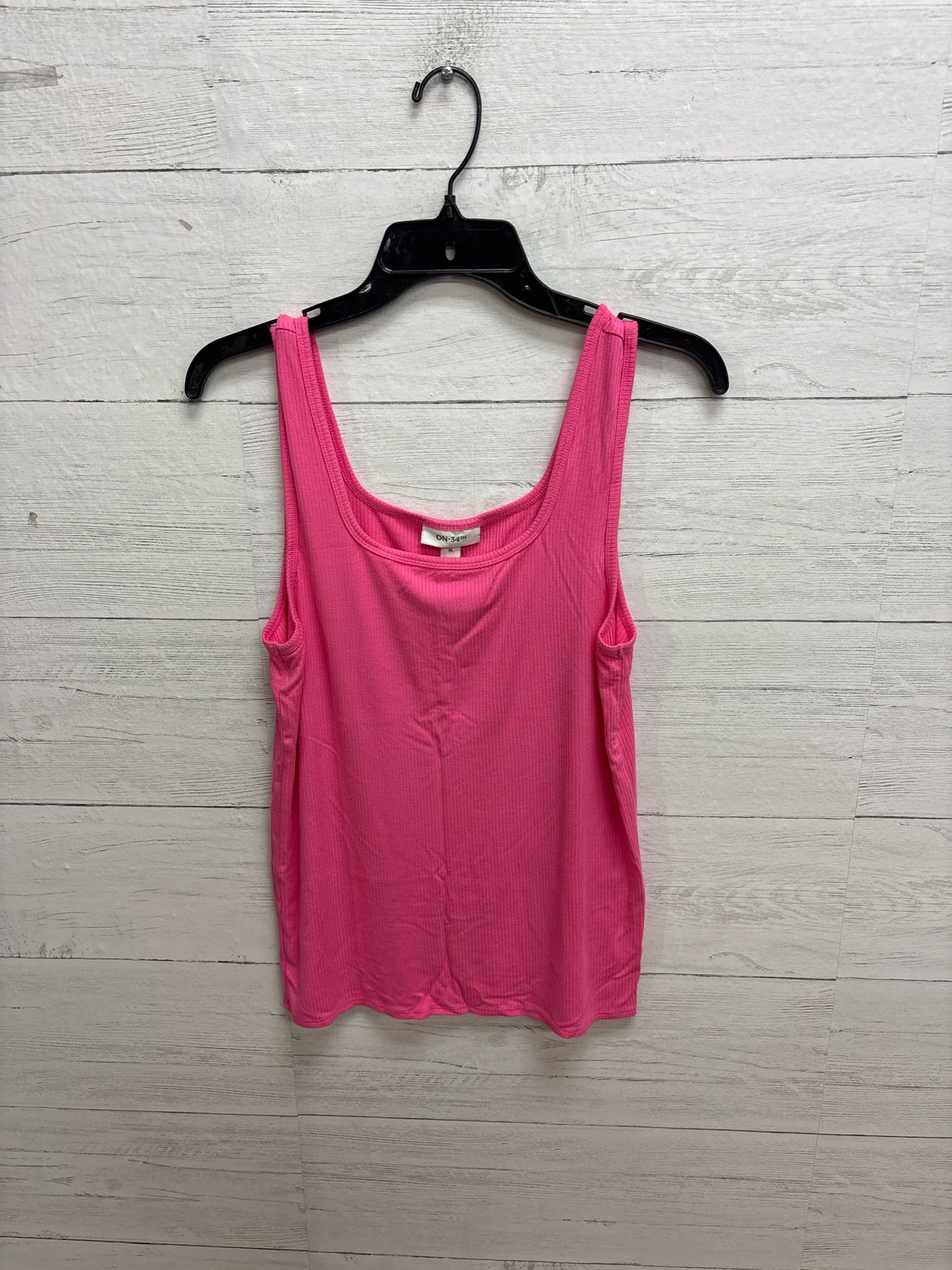 Size XL ON 34TH Pink Womens Tank-Top