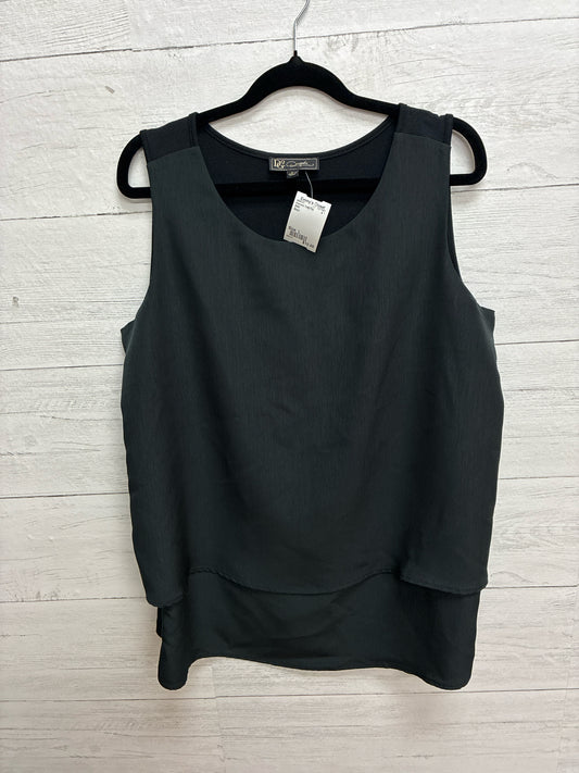 Size L DG2 Black Womens Tank-Top