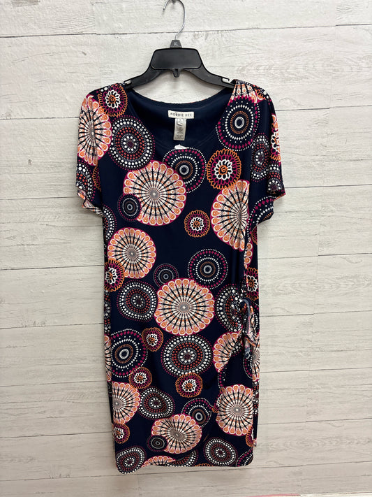 Size XL Robbie Bee Navy/Pink Dress/Evening Wear