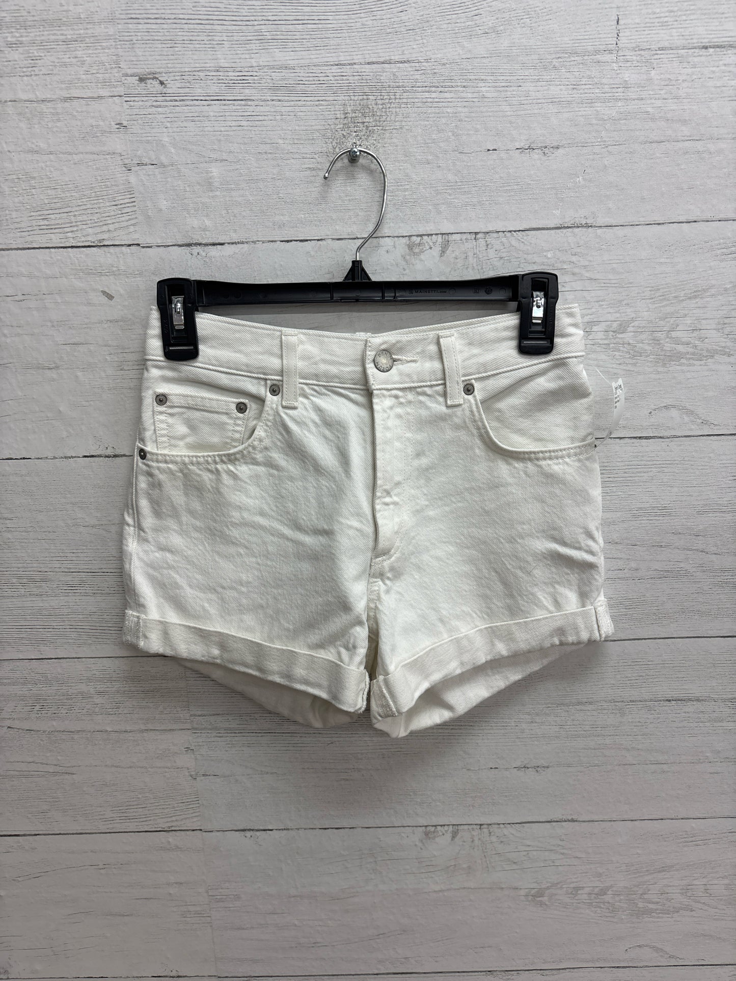 Size 24 Denim Forum White Womens Shorts