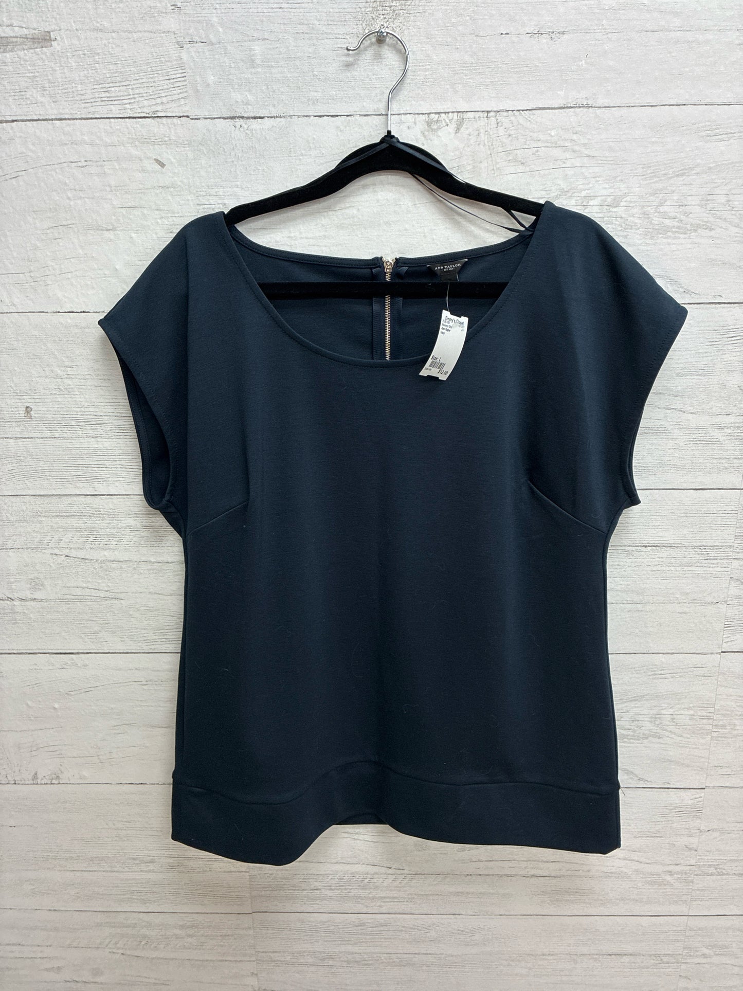 Size L Ann Taylor Navy Womens Shirt