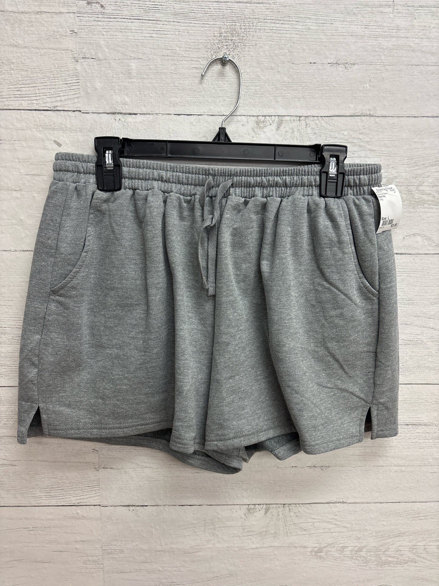 Size L Rebel Sky Grey Womens Shorts