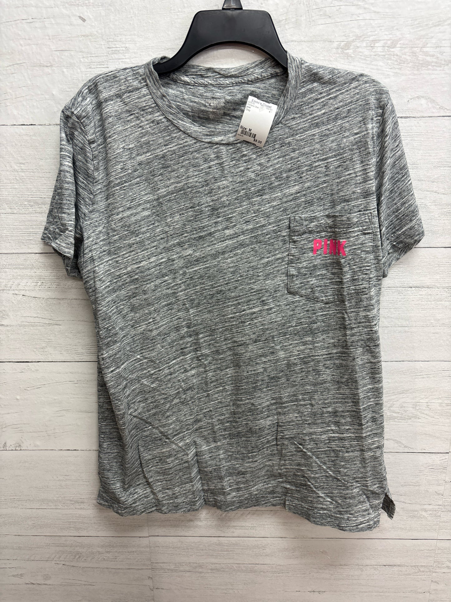 Size M pink Grey Womens Shirt