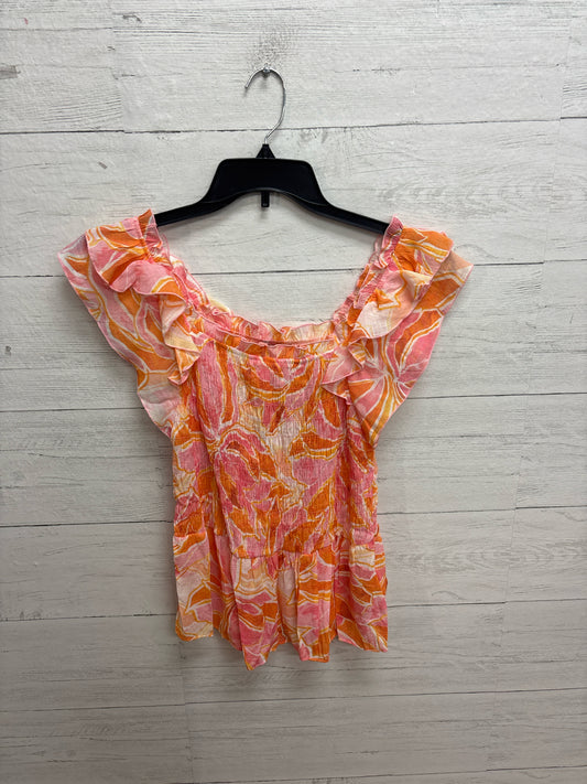 Size L nanette lepore ORANGE/PINK Womens Shirt
