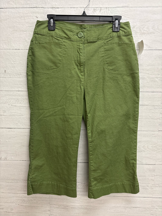 Size 10 Woolrich Green Womens Capri