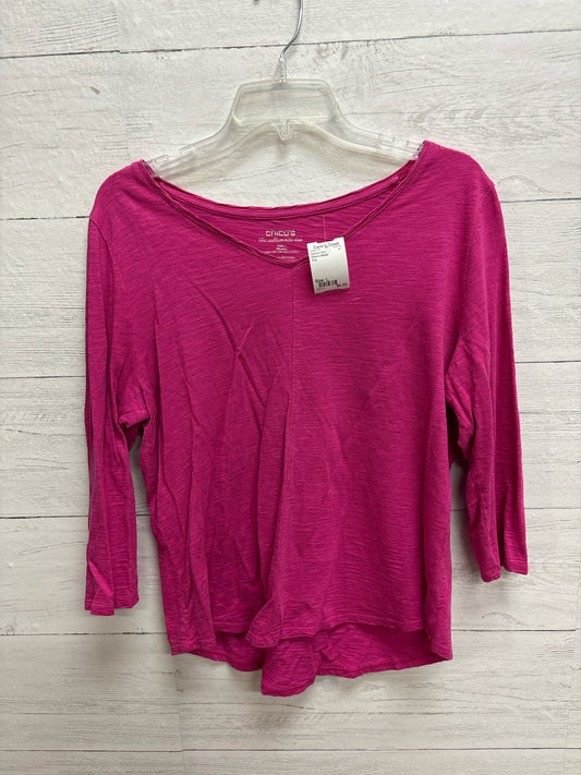 Size L Chico's Design Pink Womens Shirt