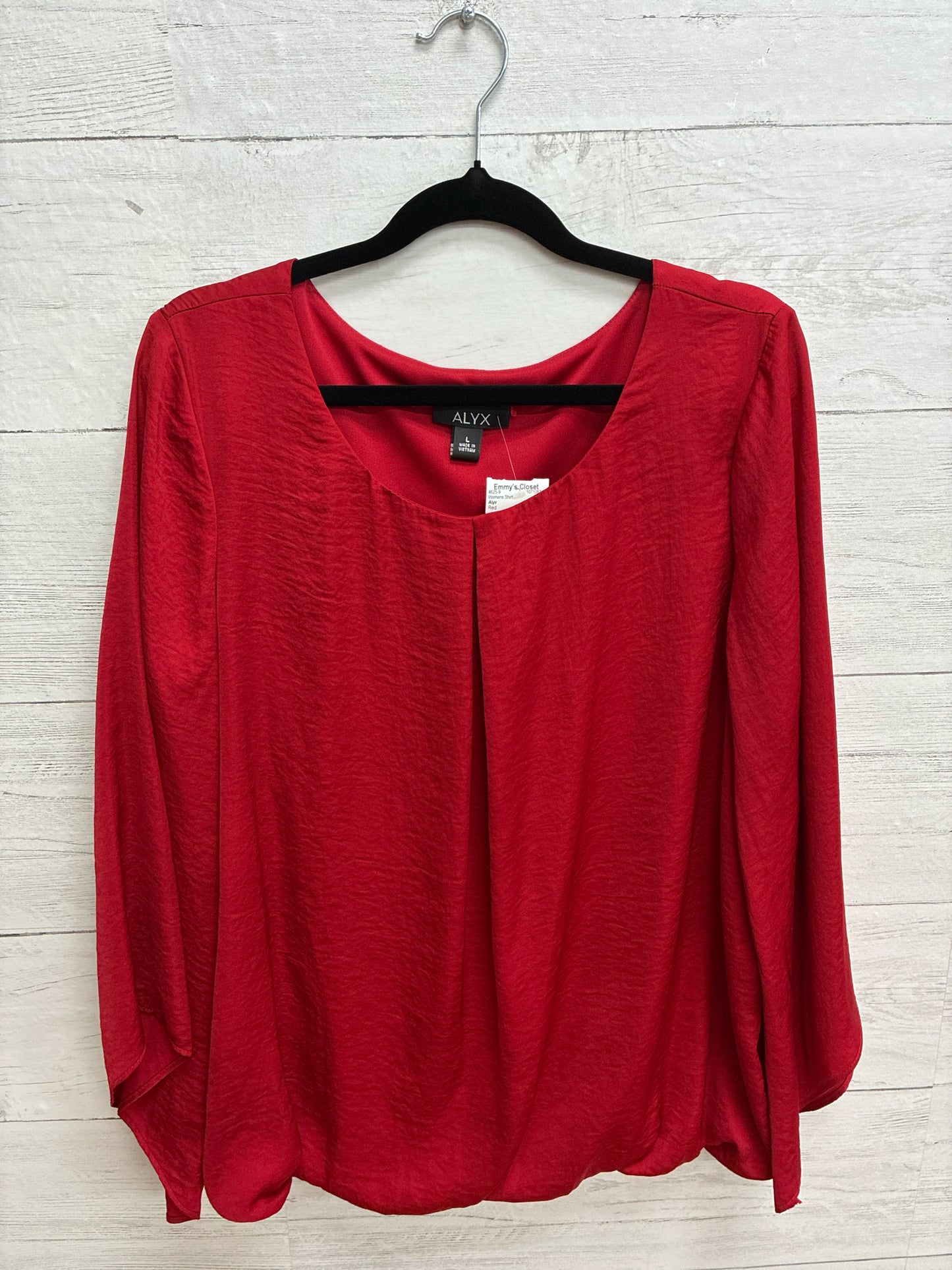 Size L Alyx Red Womens Shirt