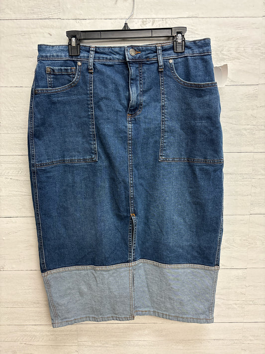 Size L Vera Wang Denim Skirt