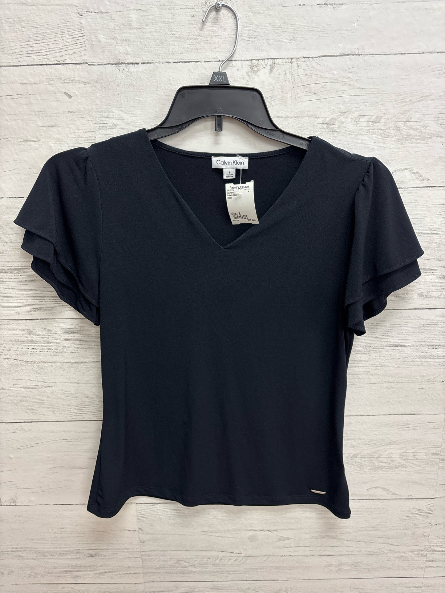 Size S Calvin Klein Black Womens Shirt