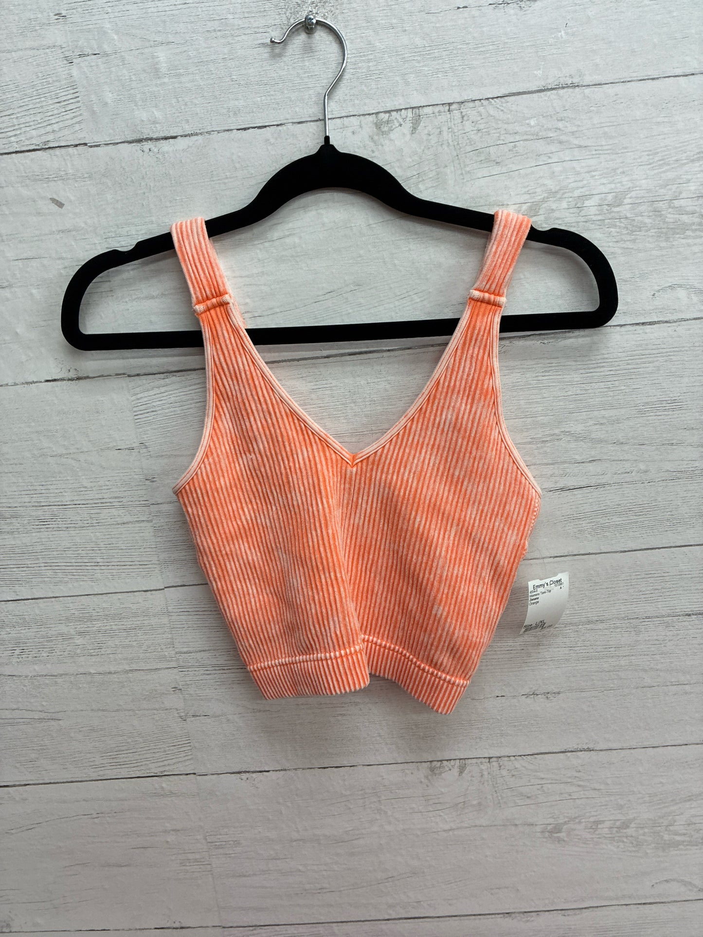 Size L/XL Zenana Orange Womens Tank-Top