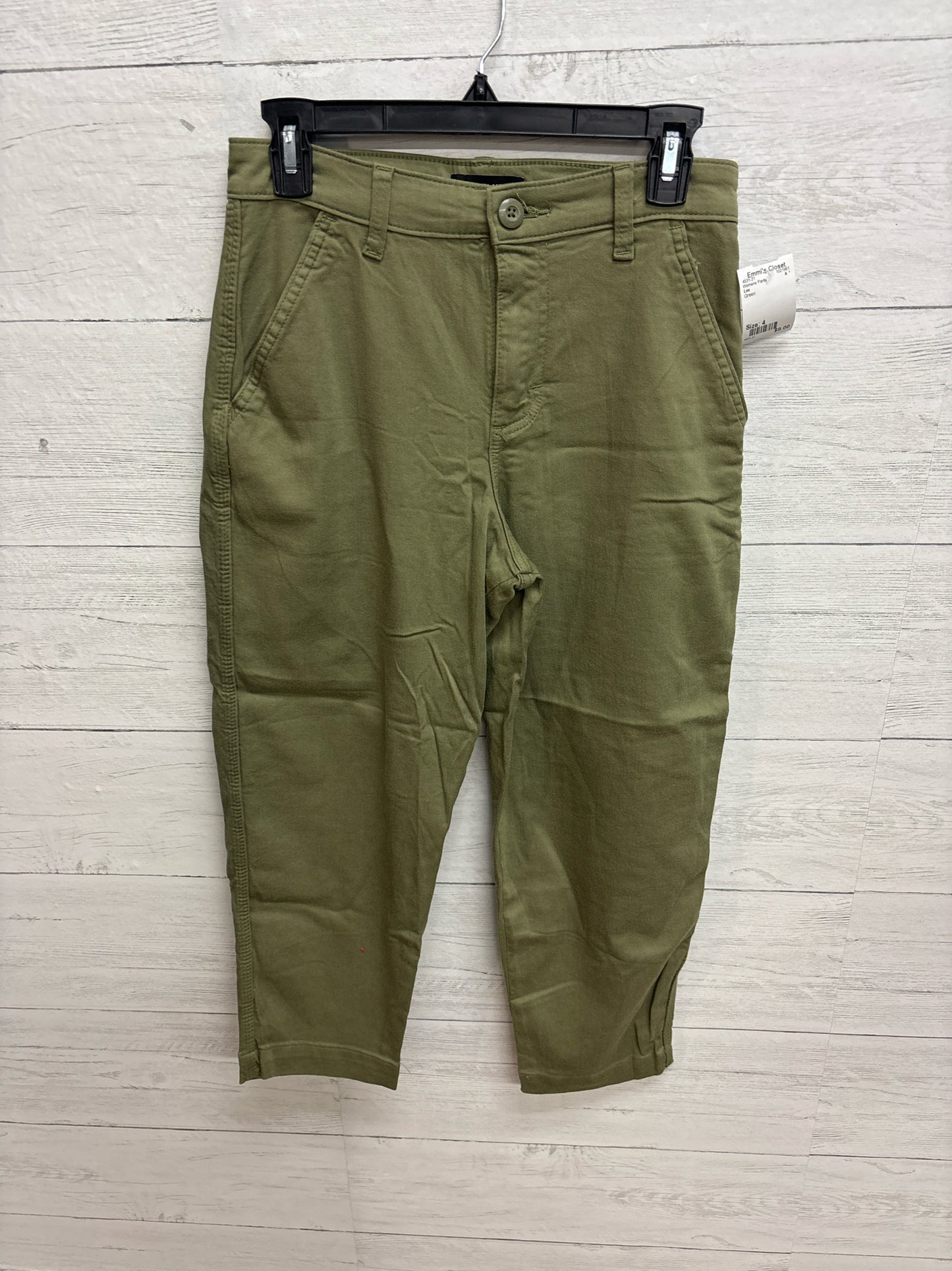 Size 4 Lee Green Womens Pants
