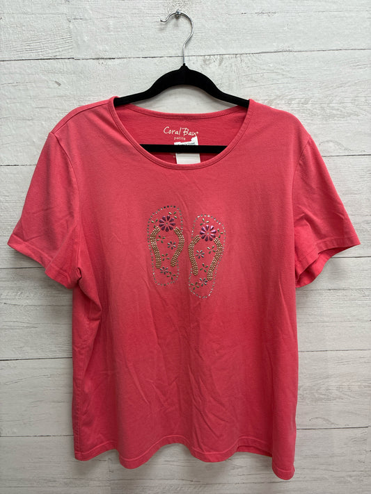 Size XL P Coral Bay Melon Womens Tank-Top
