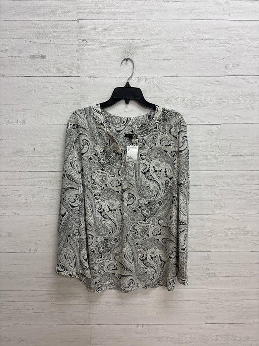 Size XL Talbot's Grey Womens Shirt