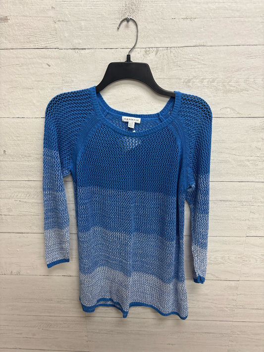 Size L Hannah Blue Womens Sweater
