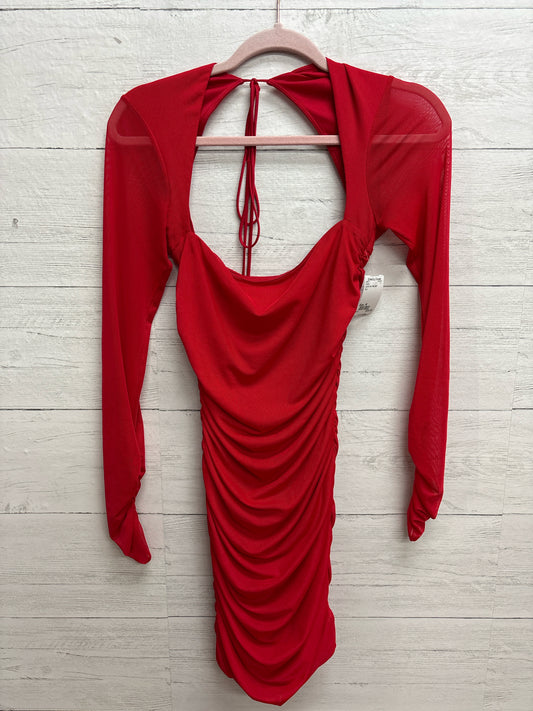 Size M LUCKY IN THE SKY Red GOWN