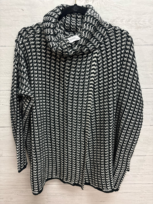 Size One Size Elon Black/White Womens Sweater