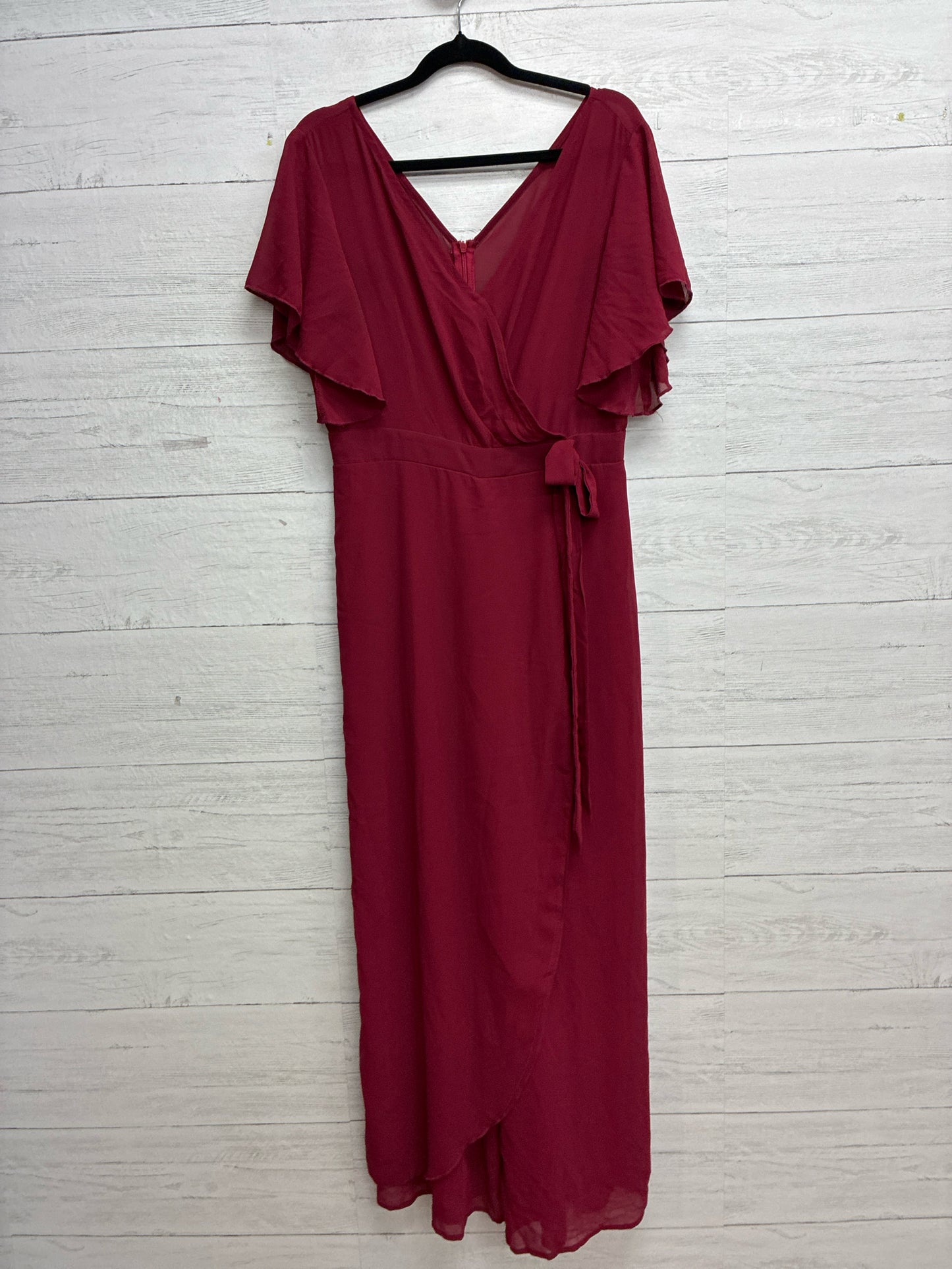 Size M Wine Womens Jumper