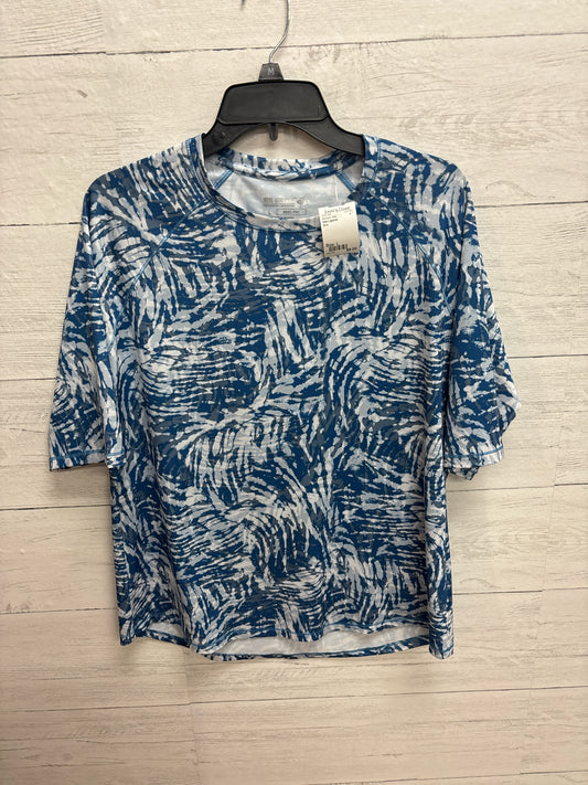 Size L Reel Legends Blue Womens Shirt
