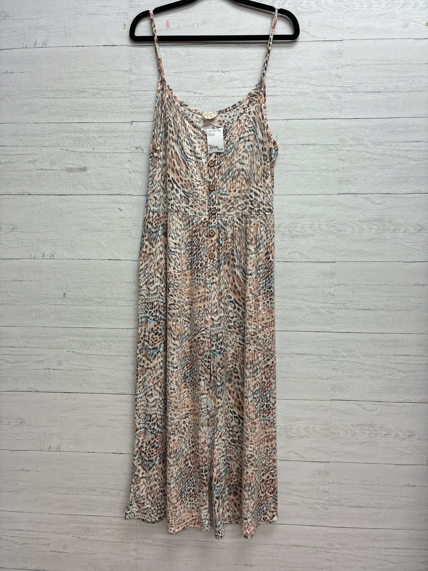 Size L Lovely Melody PINK/BROWN Rompers