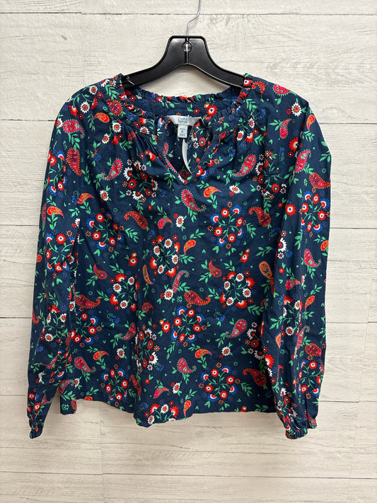 Size L CRAFT BAROW Navy Womens Shirt