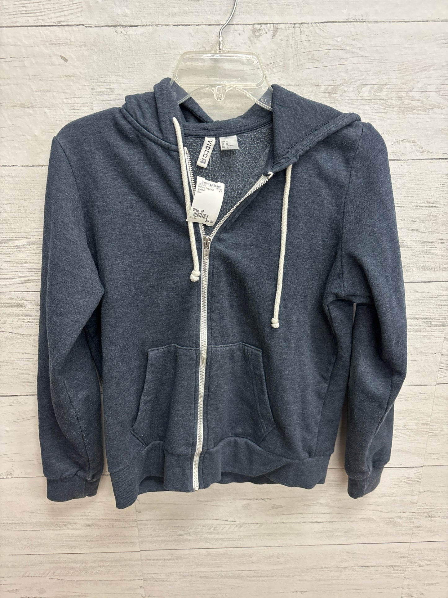 Size M Divided Blue Womens Sweatshirt