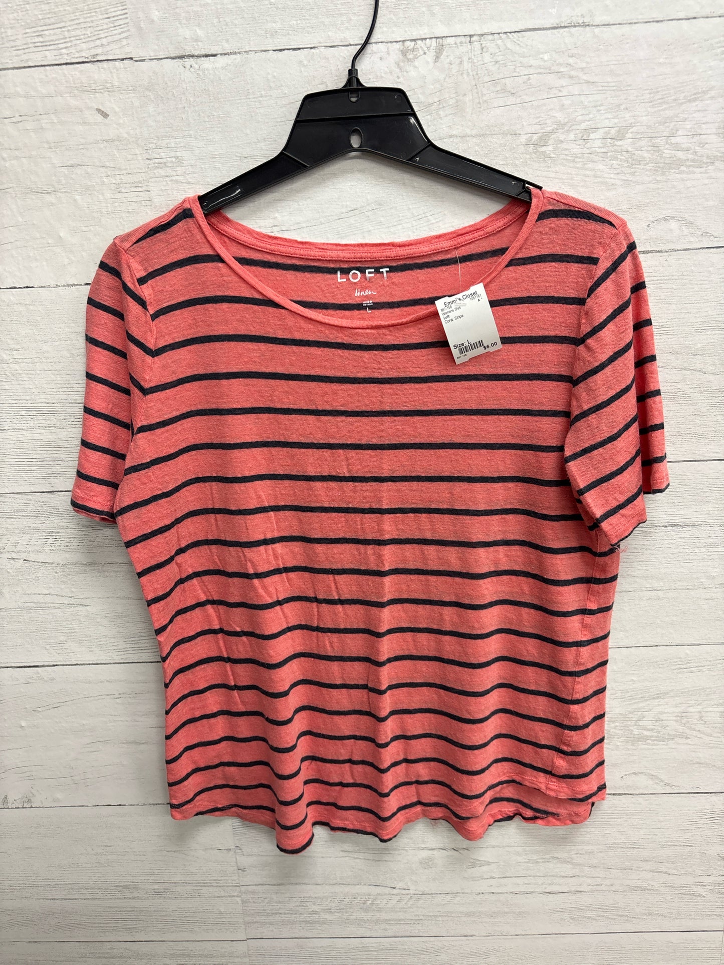 Size L Loft Coral Womens Shirt
