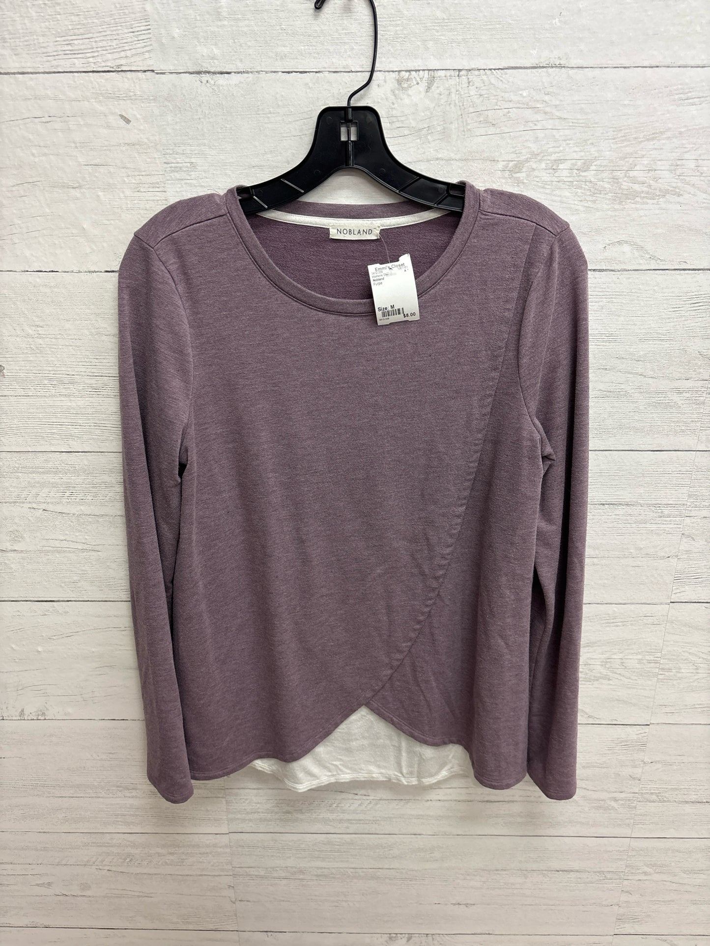 Size M Nobland Purple Womens Shirt