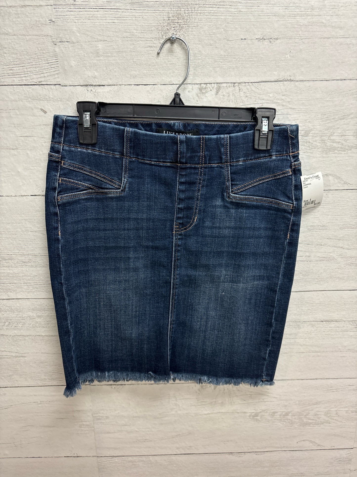 Size 4 LIVERPOOL Denim Skirt