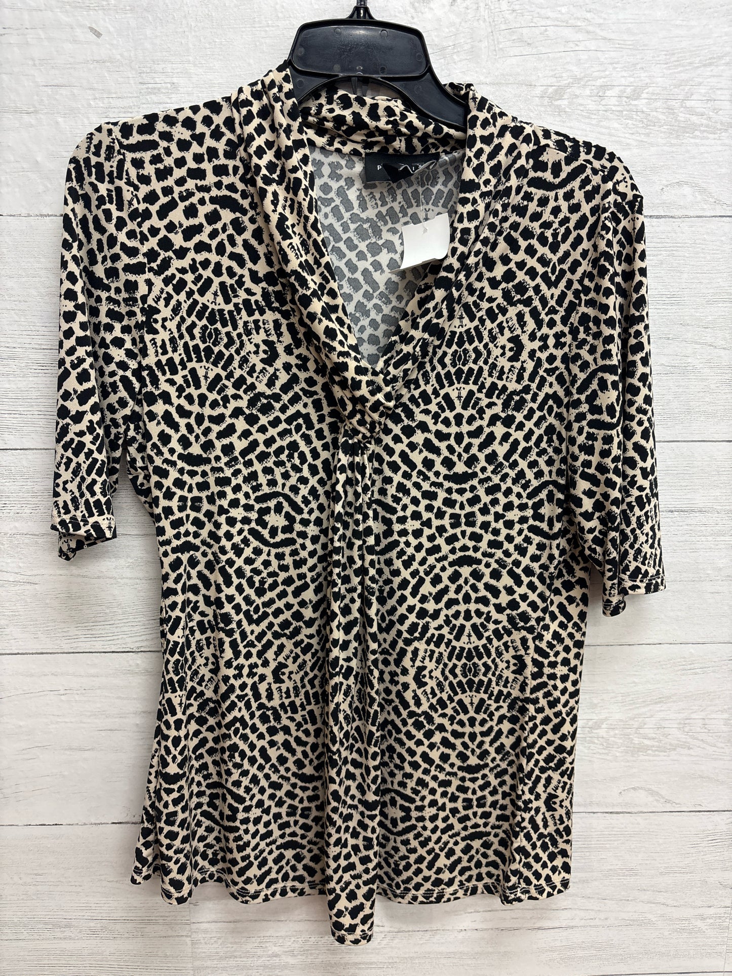 Size L Premise Tan/Black Womens Shirt