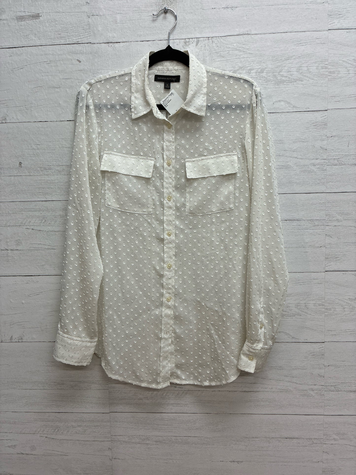 Size S Banana Republic White Womens Shirt