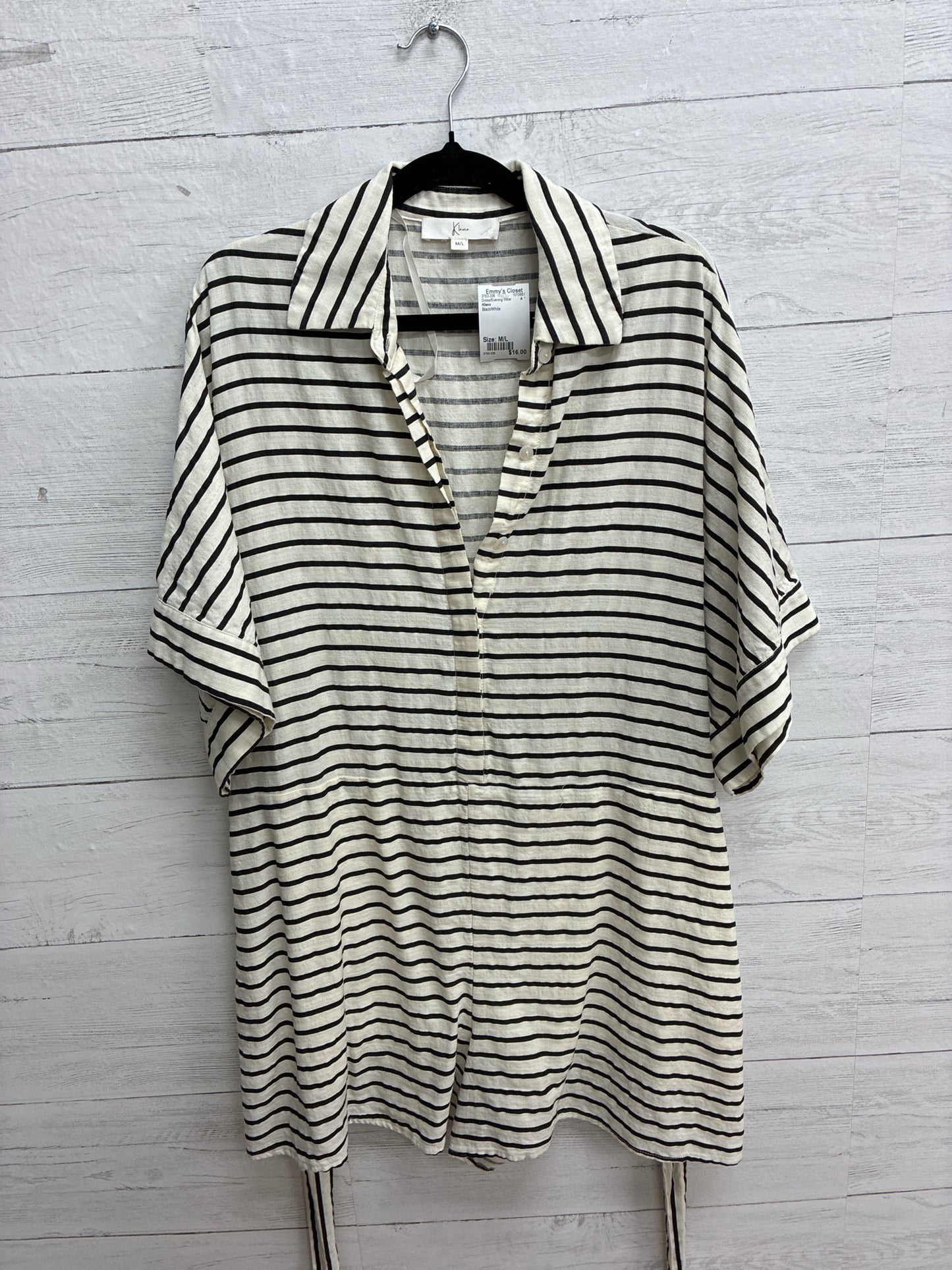 Size M/L Klens Black/White Dress/Evening Wear