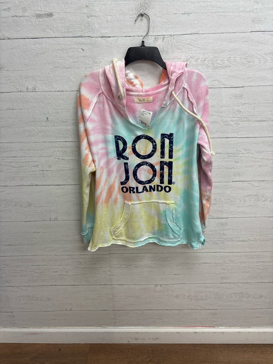 Size L Ron Jon Blue/Pink Womens Sweatshirt