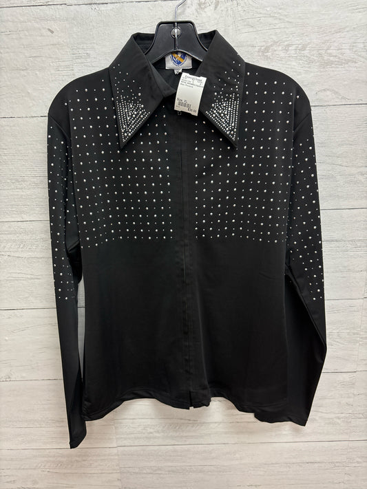 Size XL ROYAL HIGHNESS EQUESTRIAN Black Womens Shirt