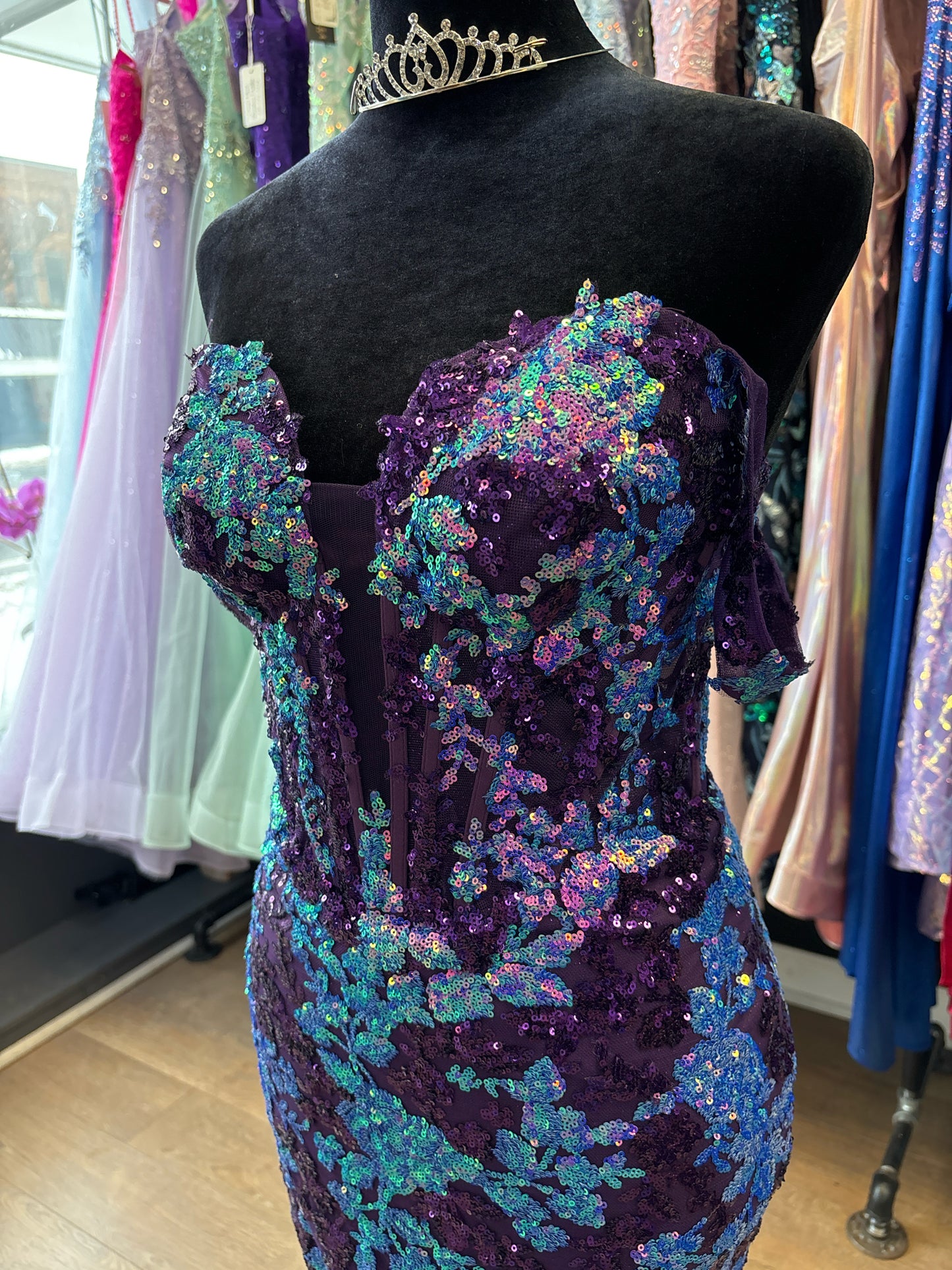 Size 0 Emmi's Elegance Purple GOWN