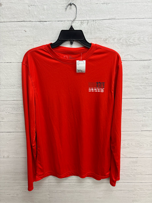 Size M The American Outdoorsman Orange Mens Shirt