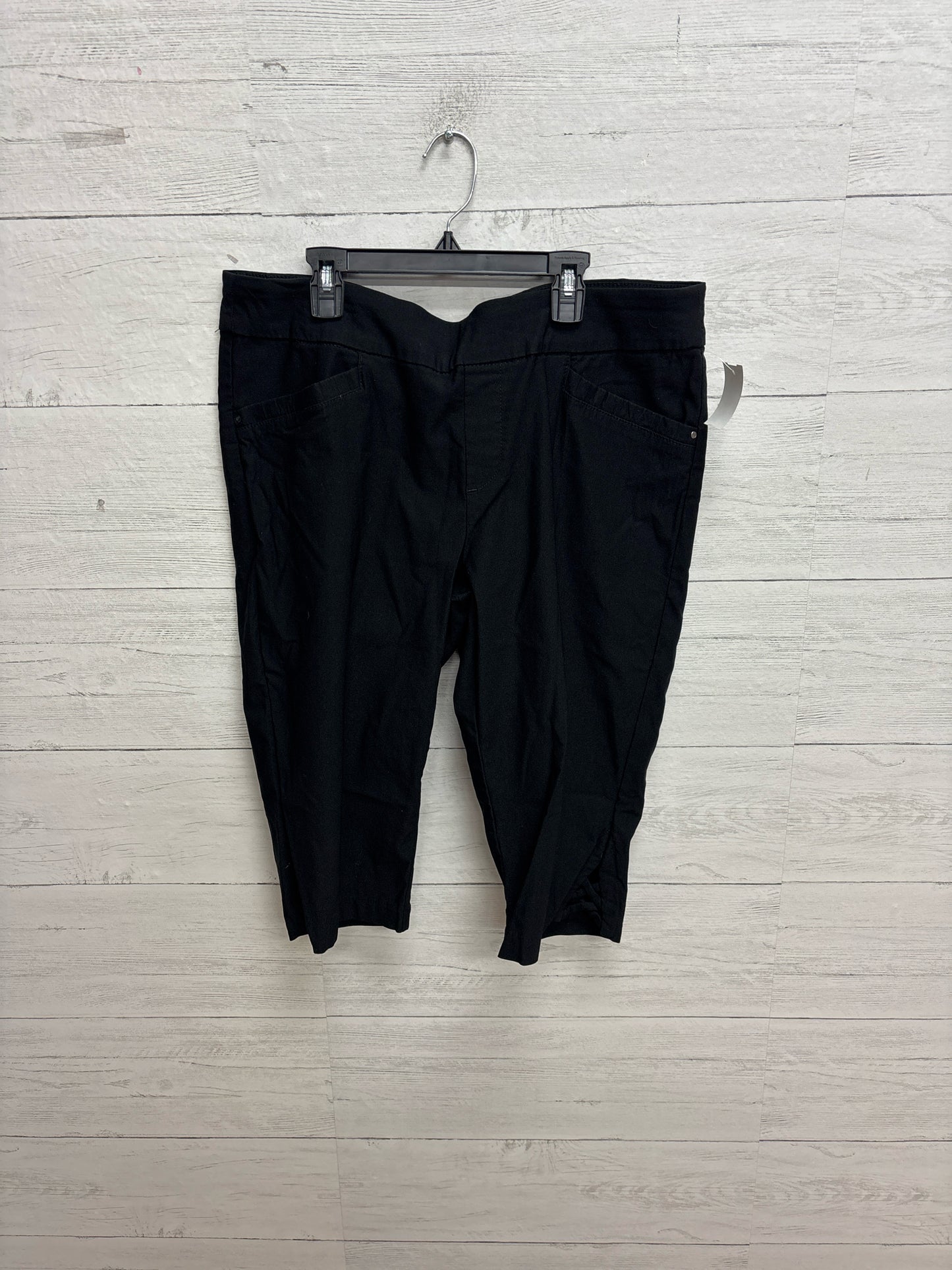 Size 16 Lee Black Womens Capri