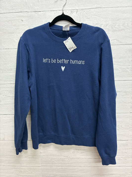 Size S Blue Womens Sweatshirt