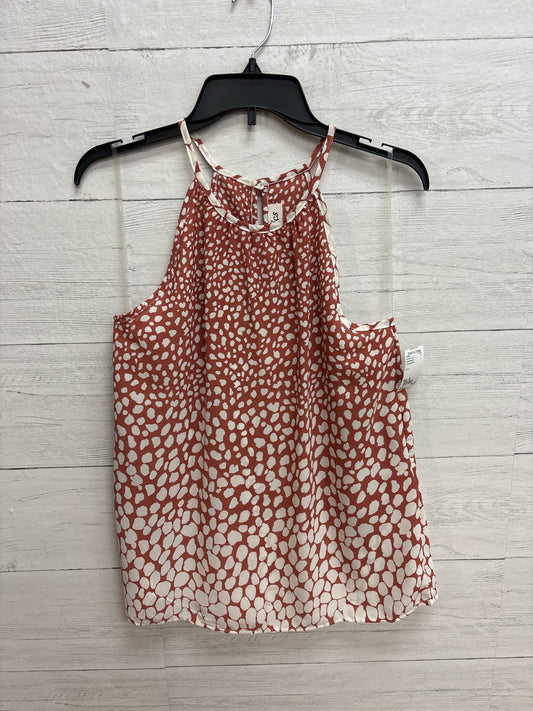 Size M Holly Harper Orange/White Womens Shirt
