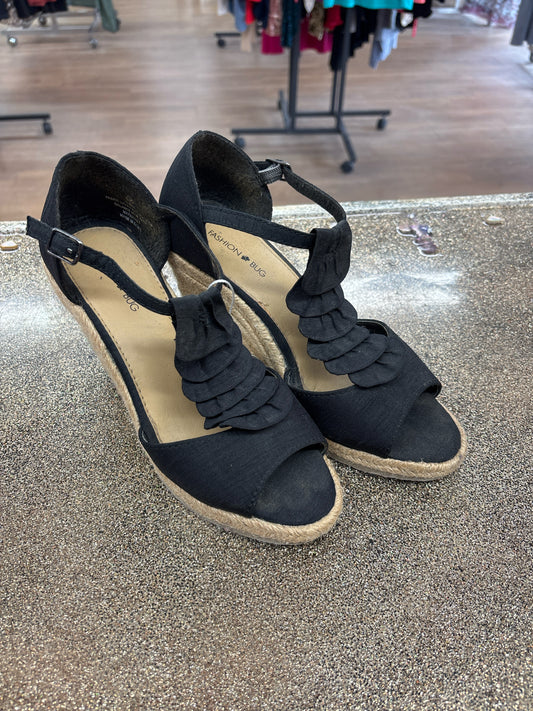 6.5 Fashion Bug Black Womens Sandal