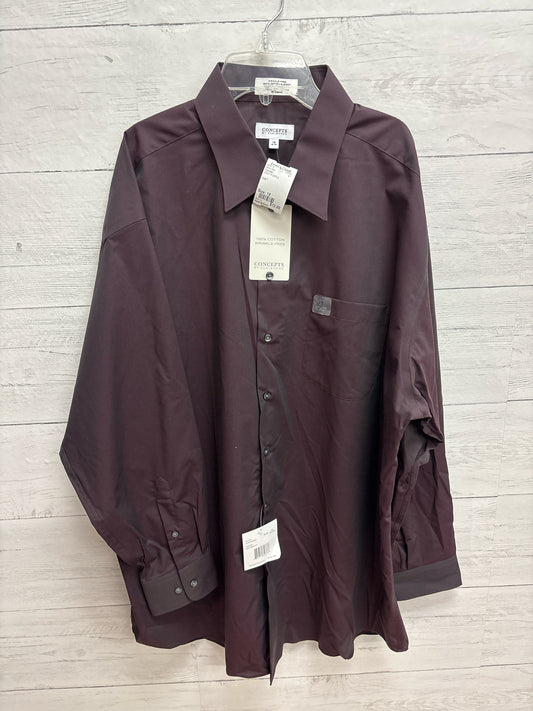 Size 18 Concept DEEP PURPLE Mens Shirt