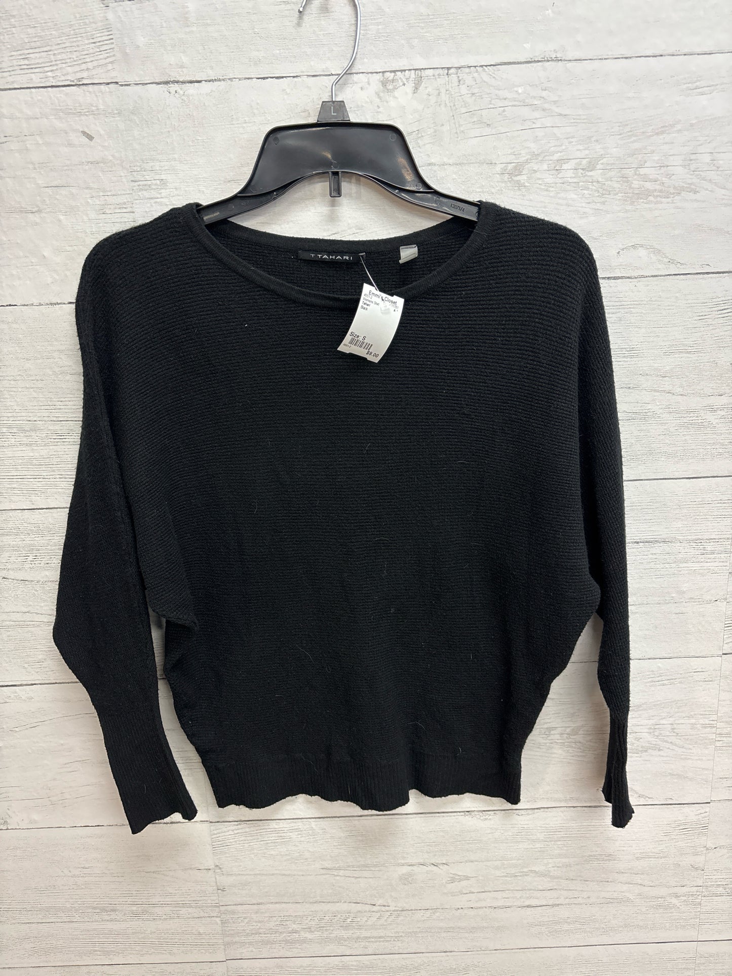 Size S Tahari Black Womens Shirt