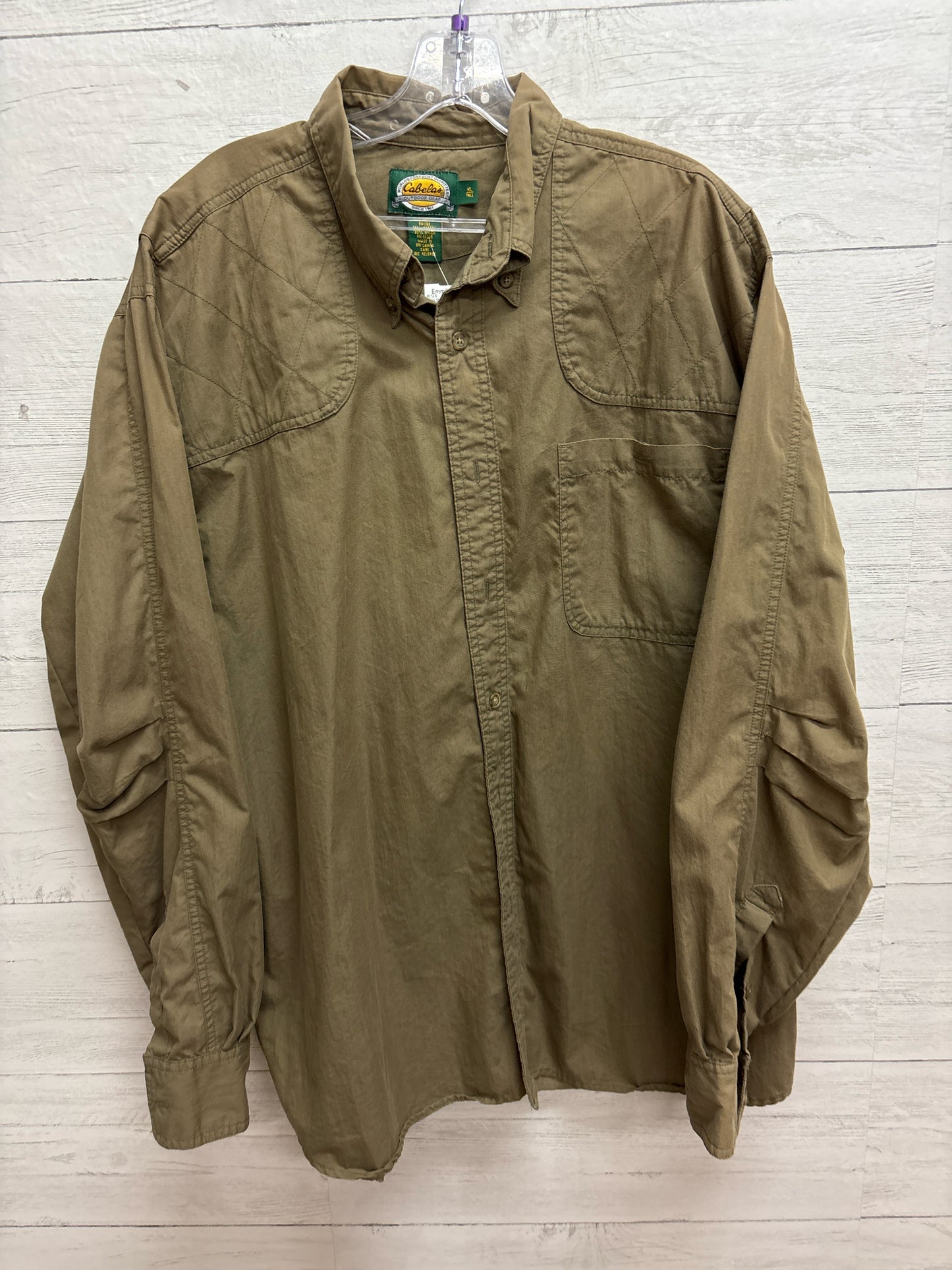 Size XL Cabela's Green Mens Shirt